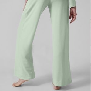 Athleta wind down sleep wide leg pants